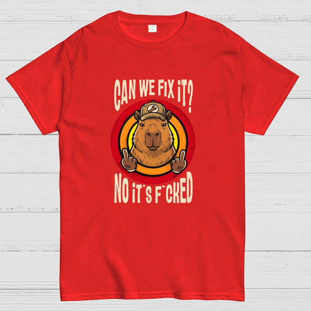 No It's Fucked Art Print  T-Shirt