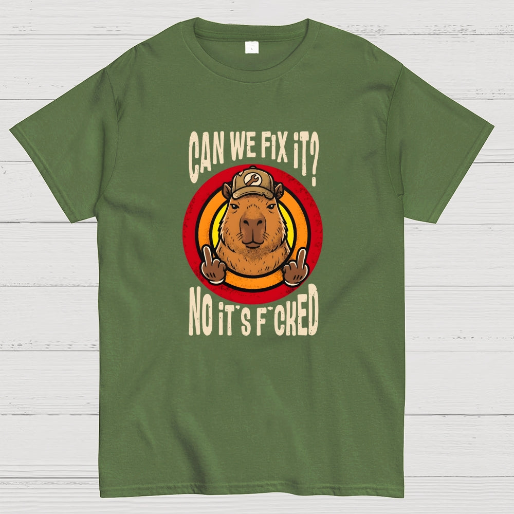 No It's Fucked Art Print  T-Shirt