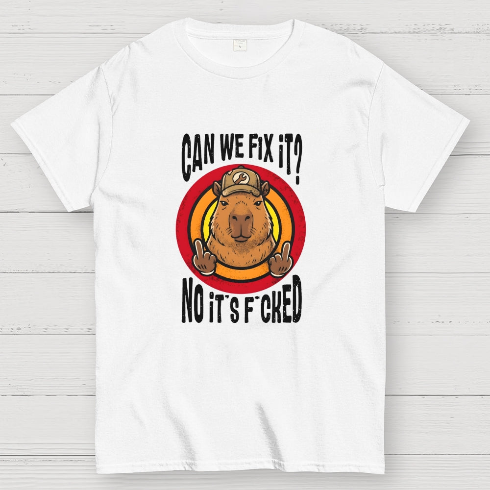 No It's Fucked Art Print  T-Shirt