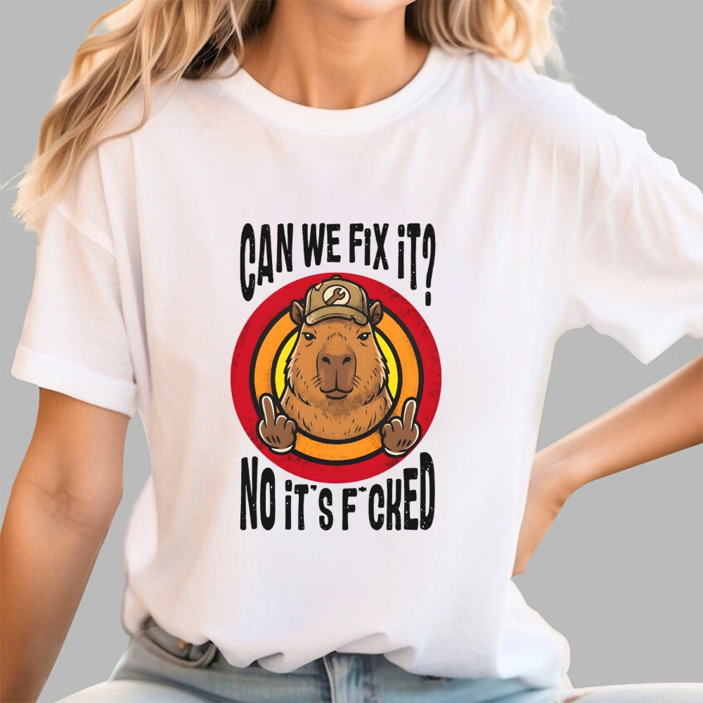 No It's Fucked Art Print  T-Shirt