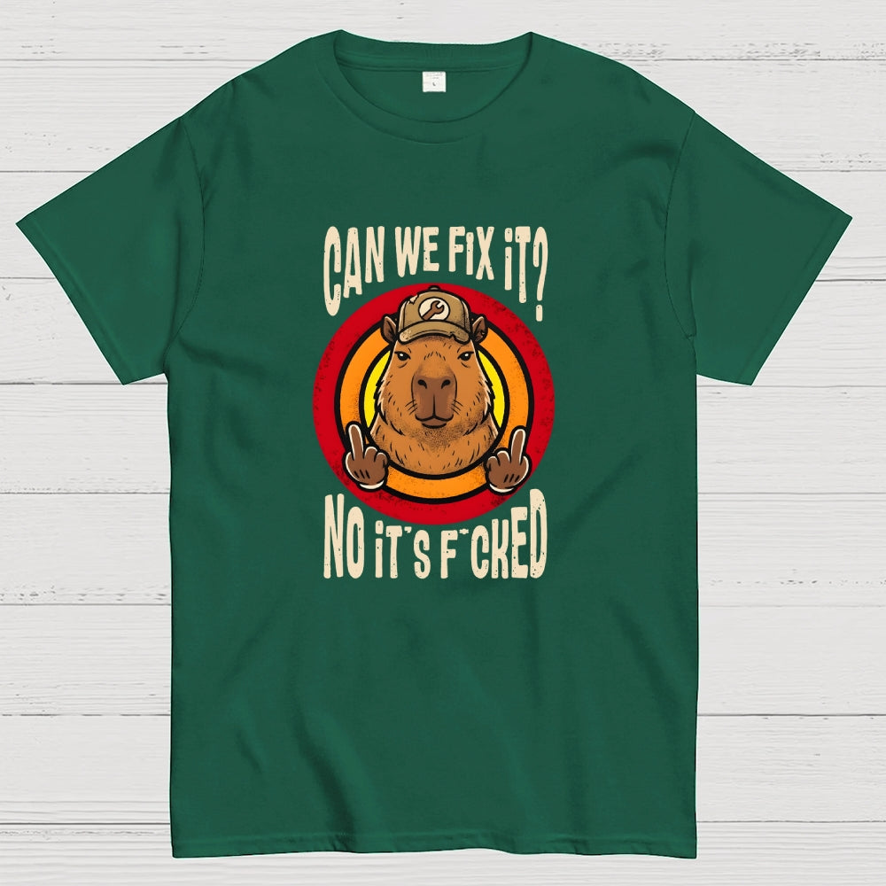 No It's Fucked Art Print  T-Shirt