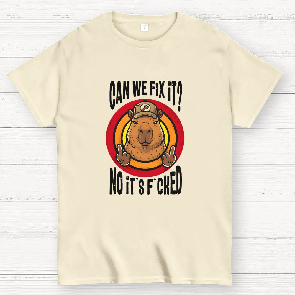 No It's Fucked Art Print  T-Shirt