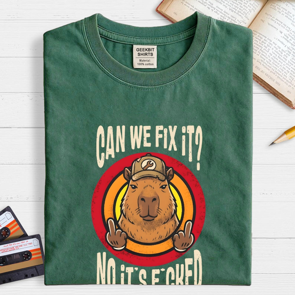 No It's Fucked Art Print  T-Shirt