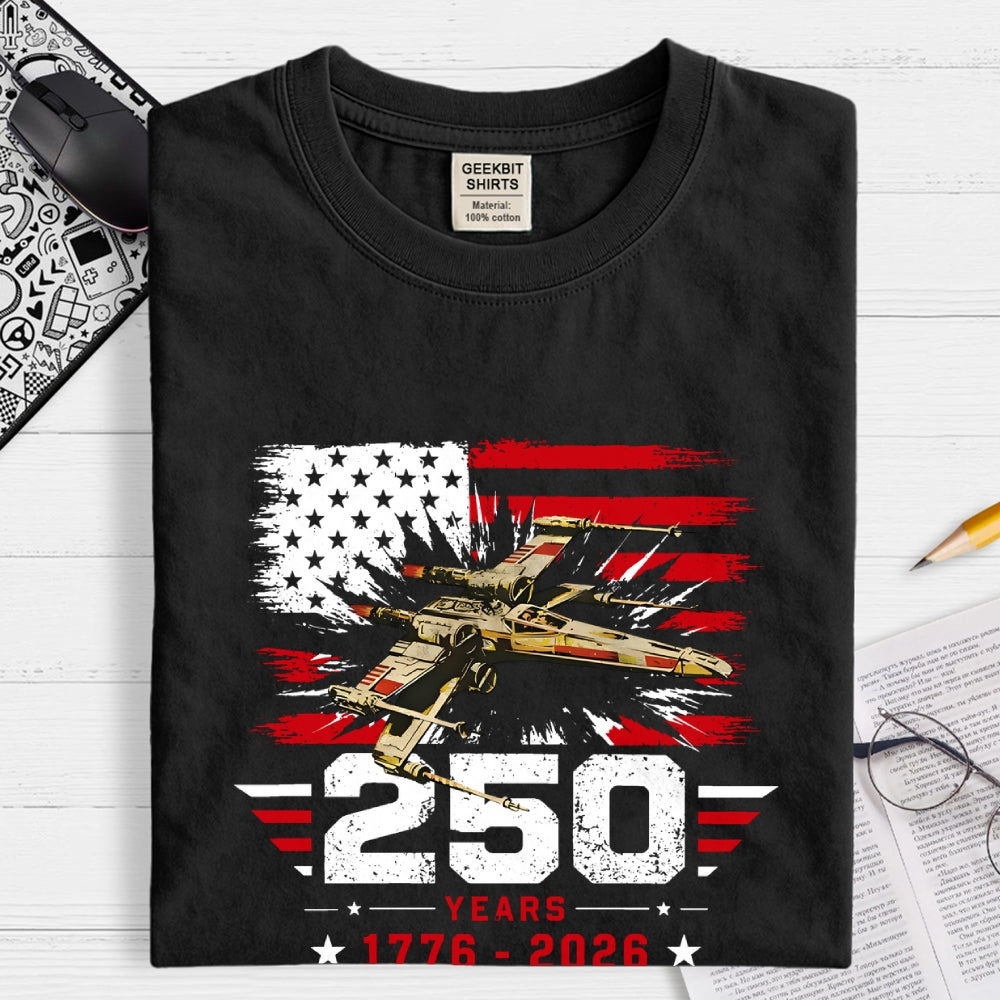 America 250 – Rebel Starfighter  T-Shirt