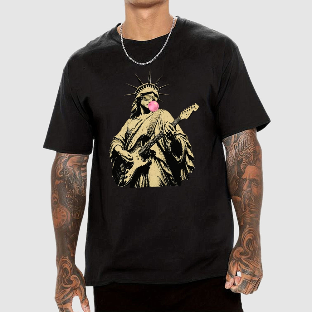 Statue of Liberty Guitar – America 250  T-Shirt
