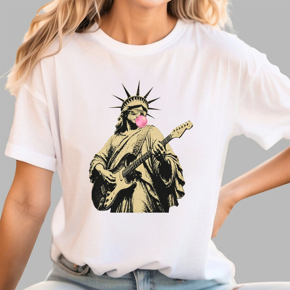 Statue of Liberty Guitar – America 250  T-Shirt