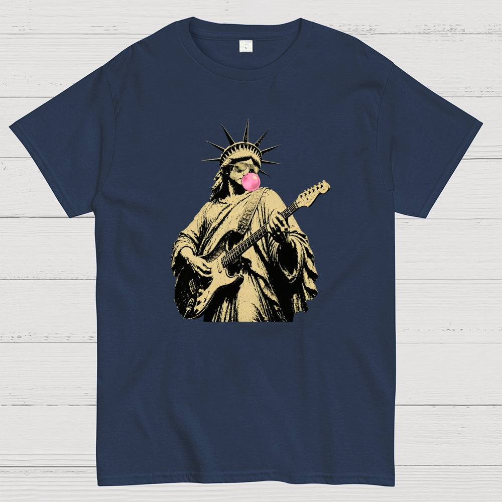 Statue of Liberty Guitar – America 250  T-Shirt