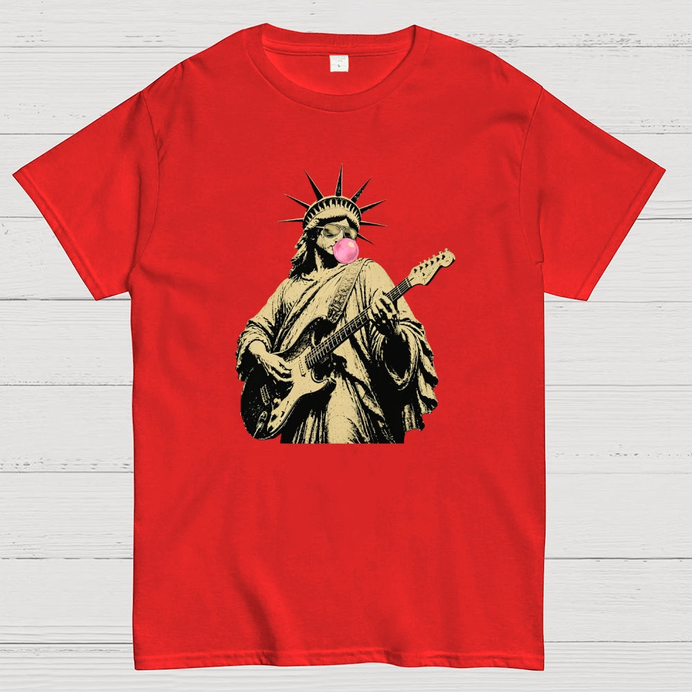 Statue of Liberty Guitar – America 250  T-Shirt