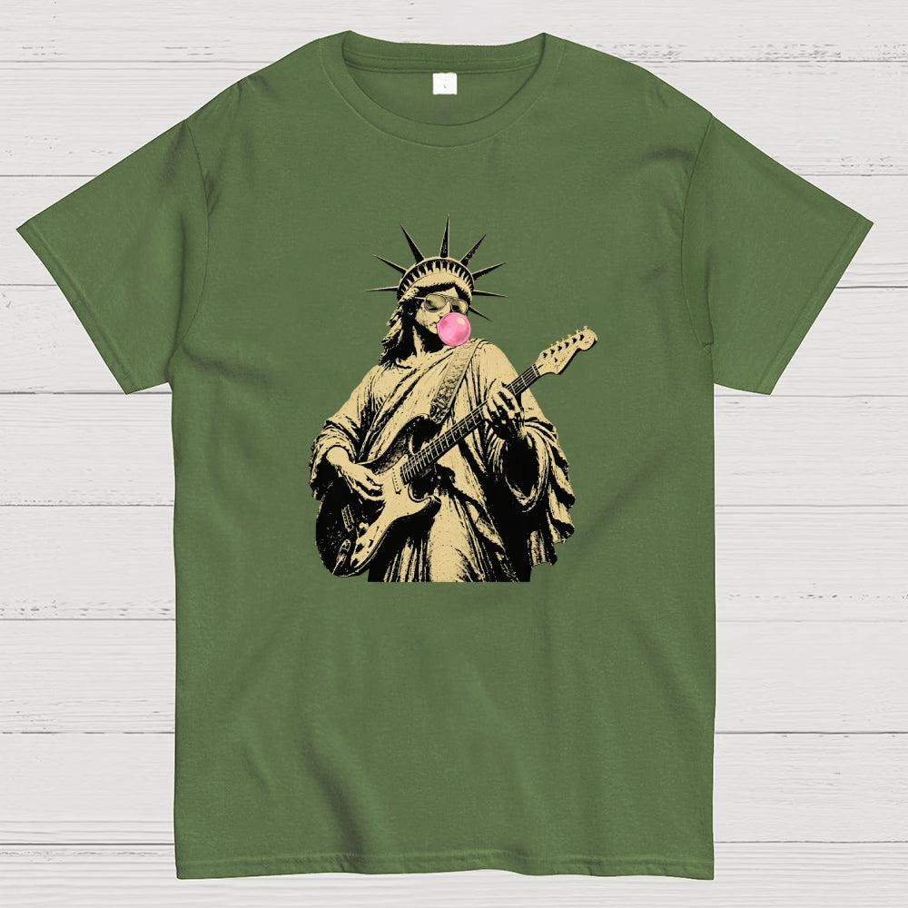 Statue of Liberty Guitar – America 250  T-Shirt