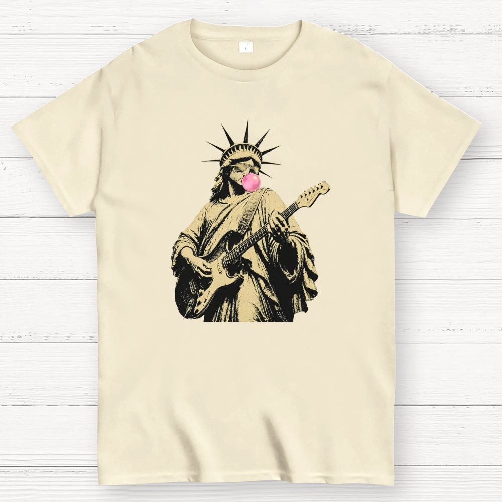 Statue of Liberty Guitar – America 250  T-Shirt