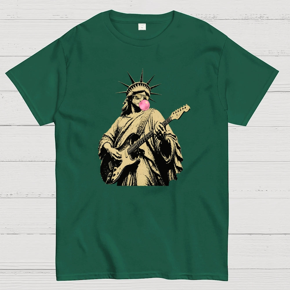 Statue of Liberty Guitar – America 250  T-Shirt