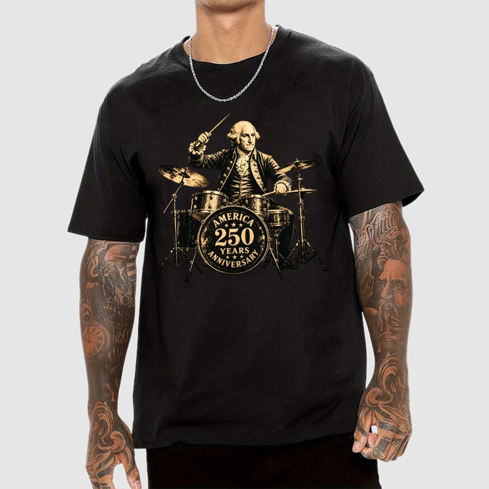 Rocking George Washington – America 250  T-Shirt