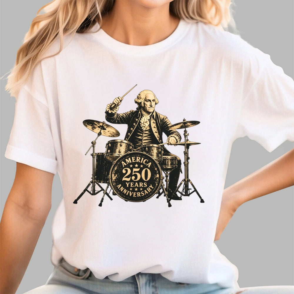 Rocking George Washington – America 250  T-Shirt