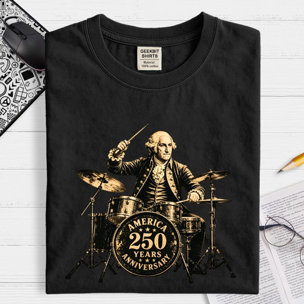 Rocking George Washington – America 250  T-Shirt