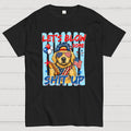 Funny 4th of July Hotdog Dog Stripes Dachshund  T-Shirt