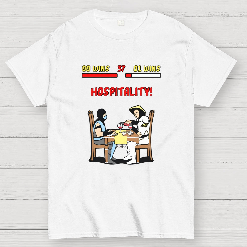 Fighting Game Rivals At Dinne Hospitality!  T-Shirt