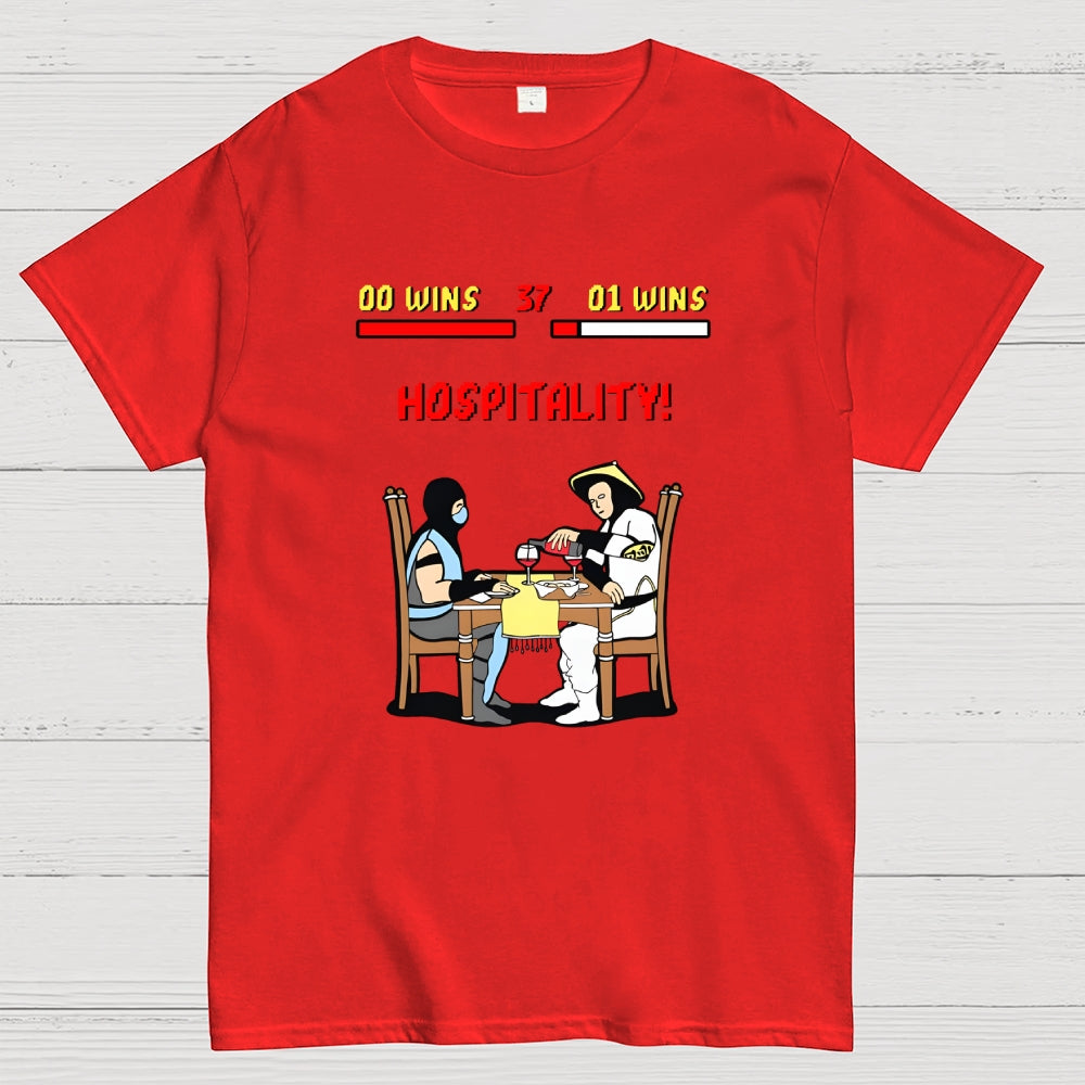 Fighting Game Rivals At Dinne Hospitality!  T-Shirt