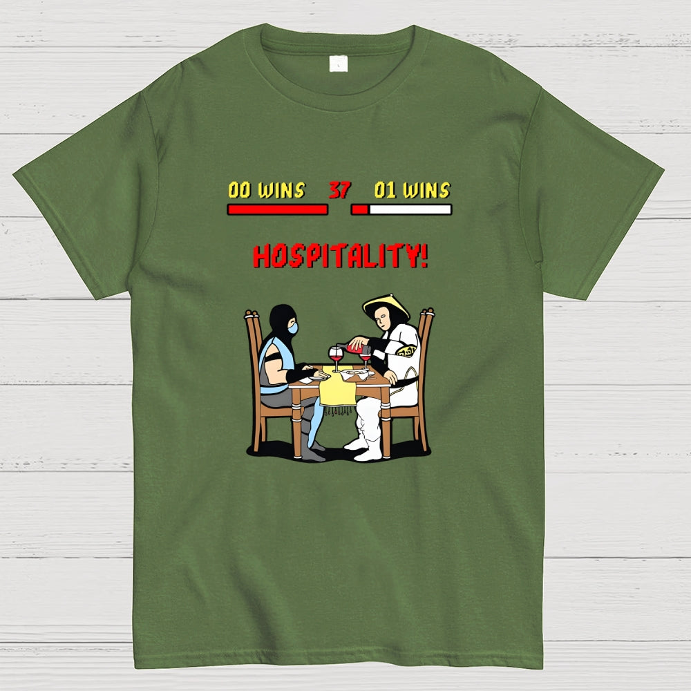 Fighting Game Rivals At Dinne Hospitality!  T-Shirt
