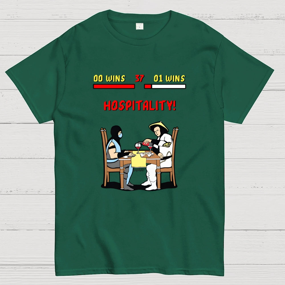 Fighting Game Rivals At Dinne Hospitality!  T-Shirt