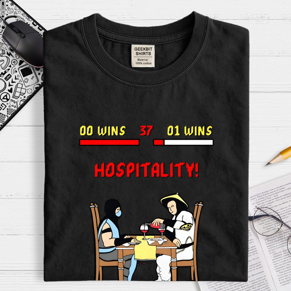 Fighting Game Rivals At Dinne Hospitality!  T-Shirt