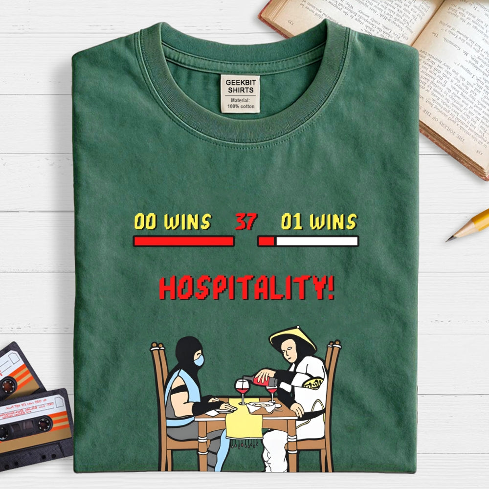 Fighting Game Rivals At Dinne Hospitality!  T-Shirt