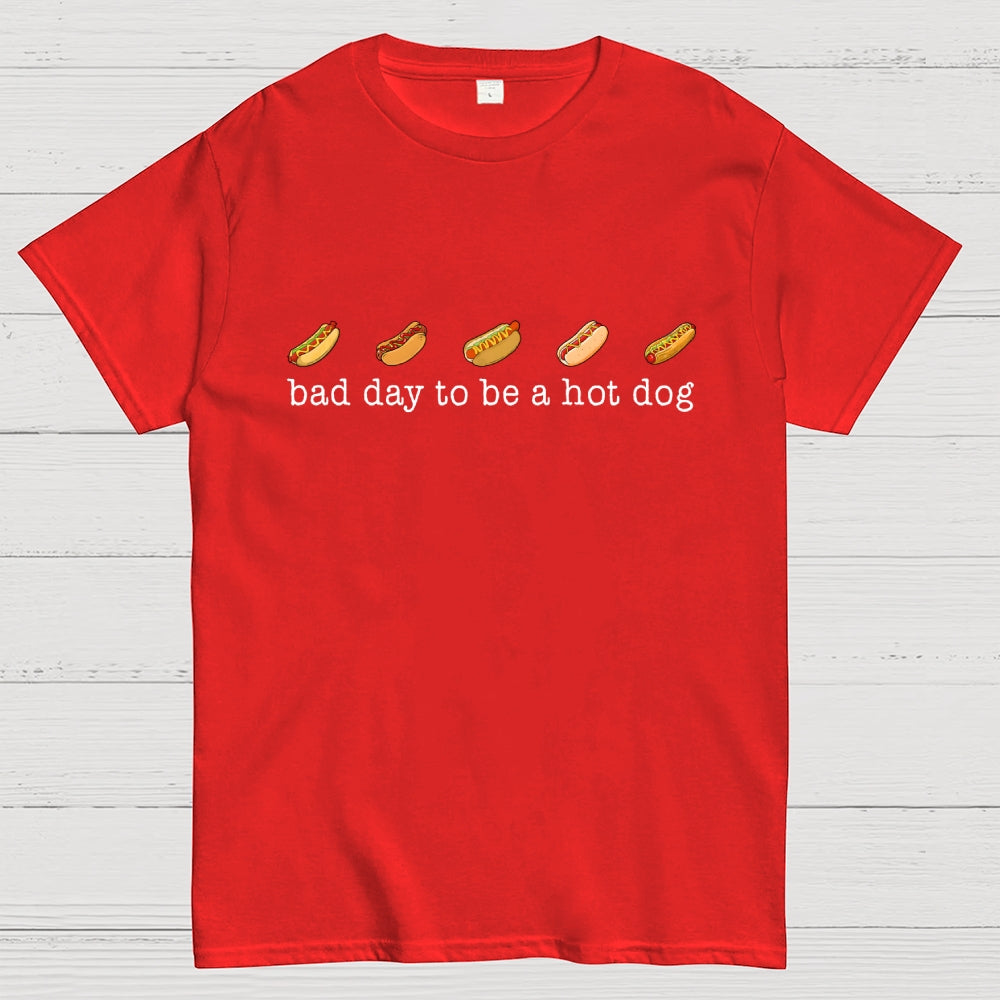 Bad Day to Be a Hotdog 4th of July  T-Shirt