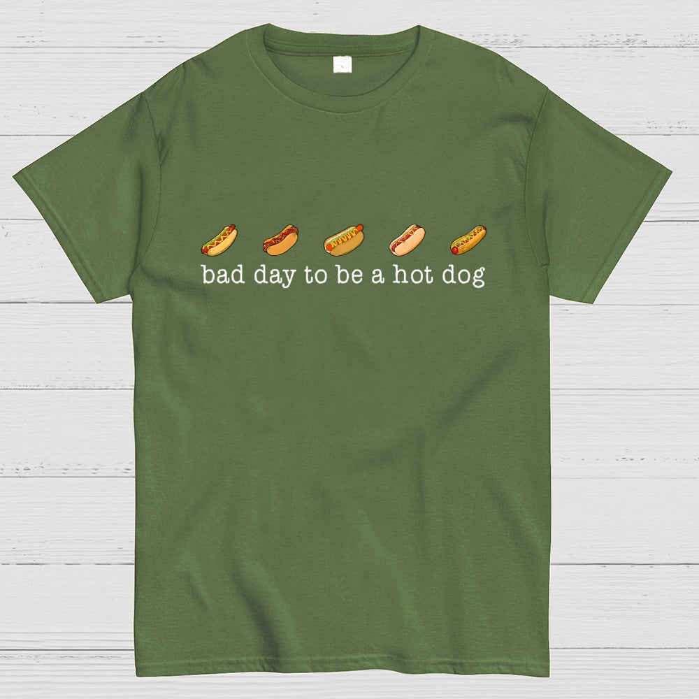 Bad Day to Be a Hotdog 4th of July  T-Shirt
