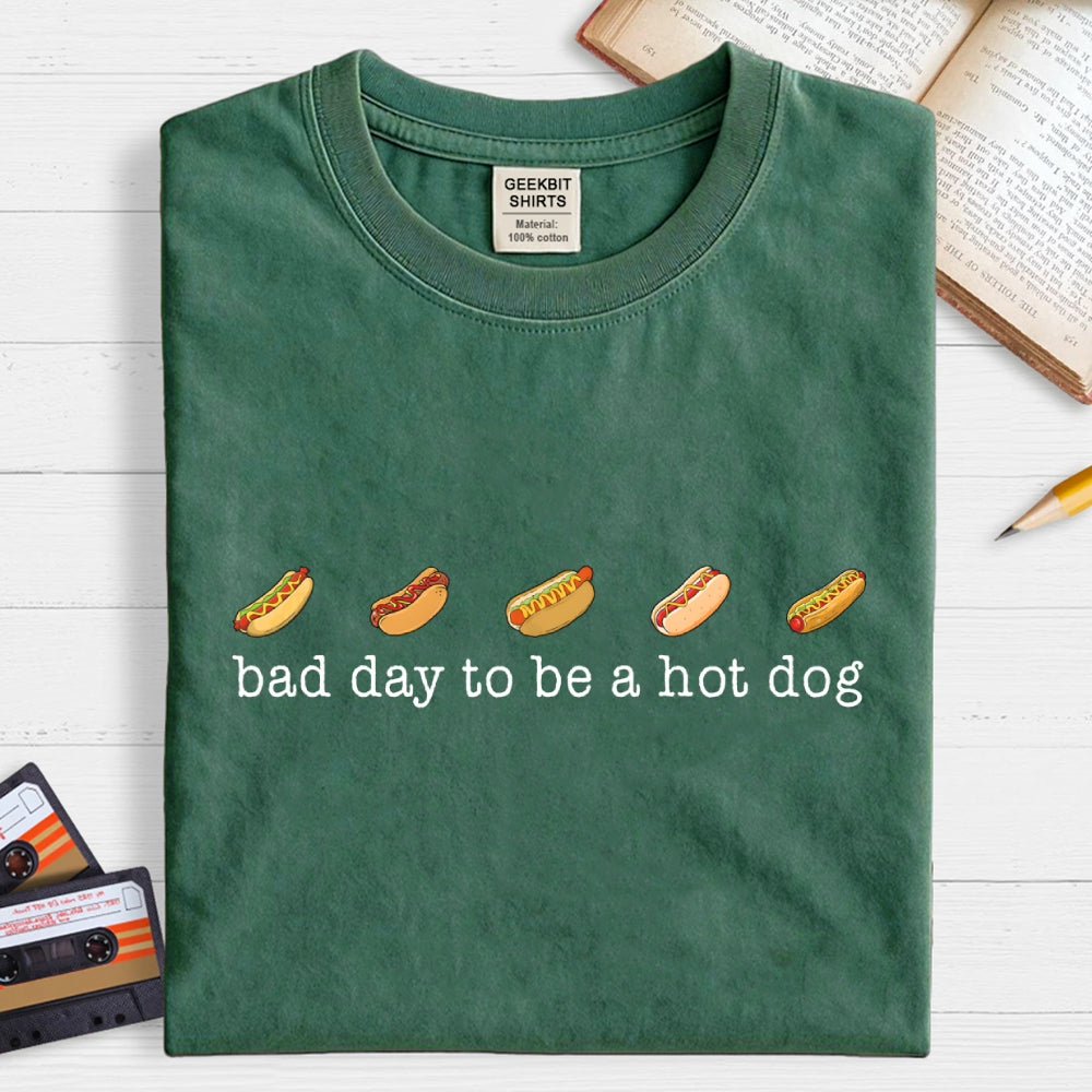 Bad Day to Be a Hotdog 4th of July  T-Shirt