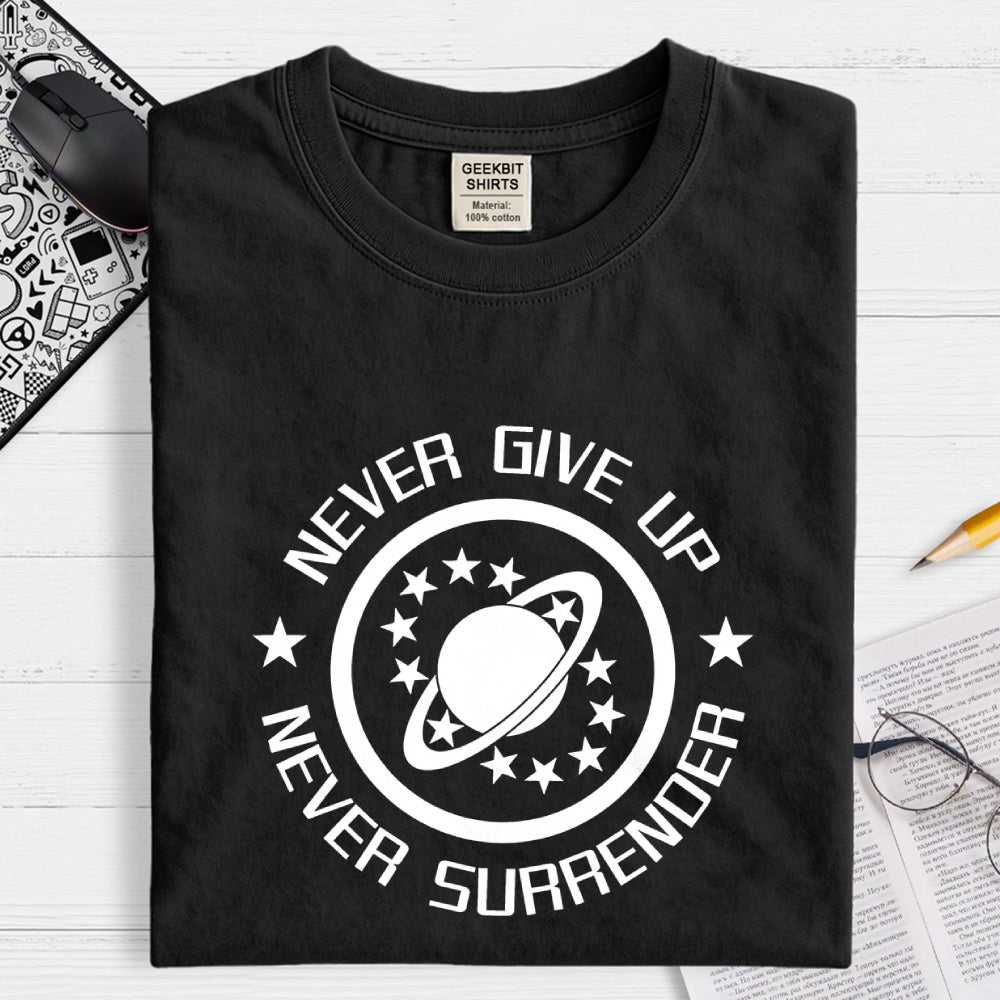 Galaxy Quest NSEA Never Give Up Never Surrender  T-Shirt