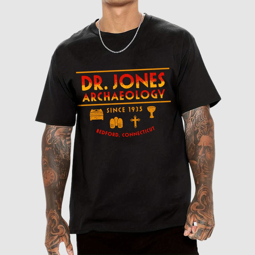 Dr. Jones Archaeology Funny Movie  T-Shirt