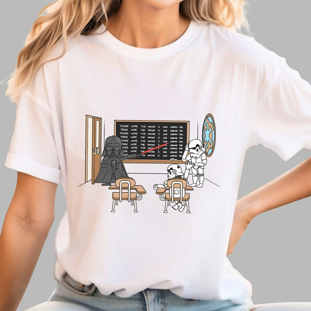 Darth Vader Those Were The Droids Classroom  T-Shirt