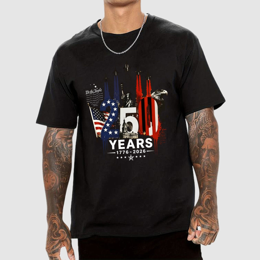 USA 250th Anniversary Shirtdesign 1776-2026  T-Shirt