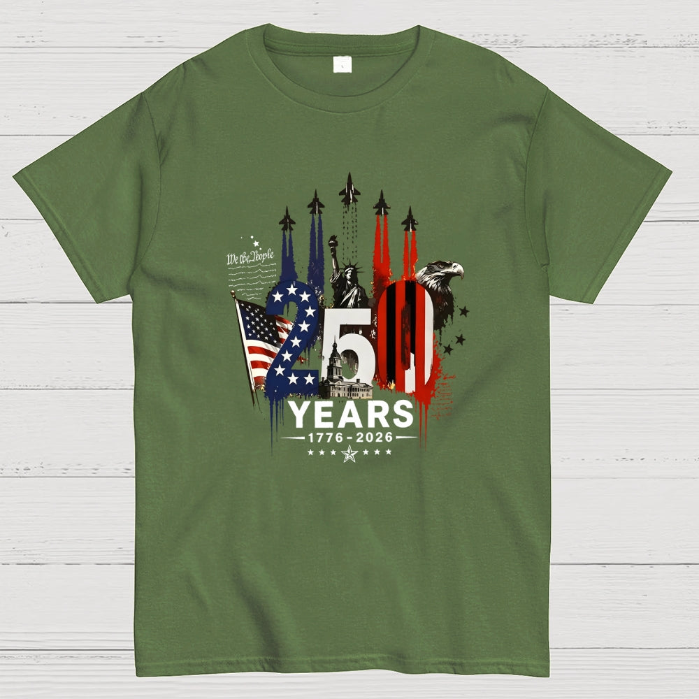 USA 250th Anniversary Shirtdesign 1776-2026  T-Shirt