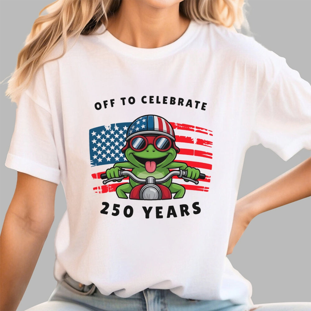 Off To Celebrate 250 Years funny  T-Shirt
