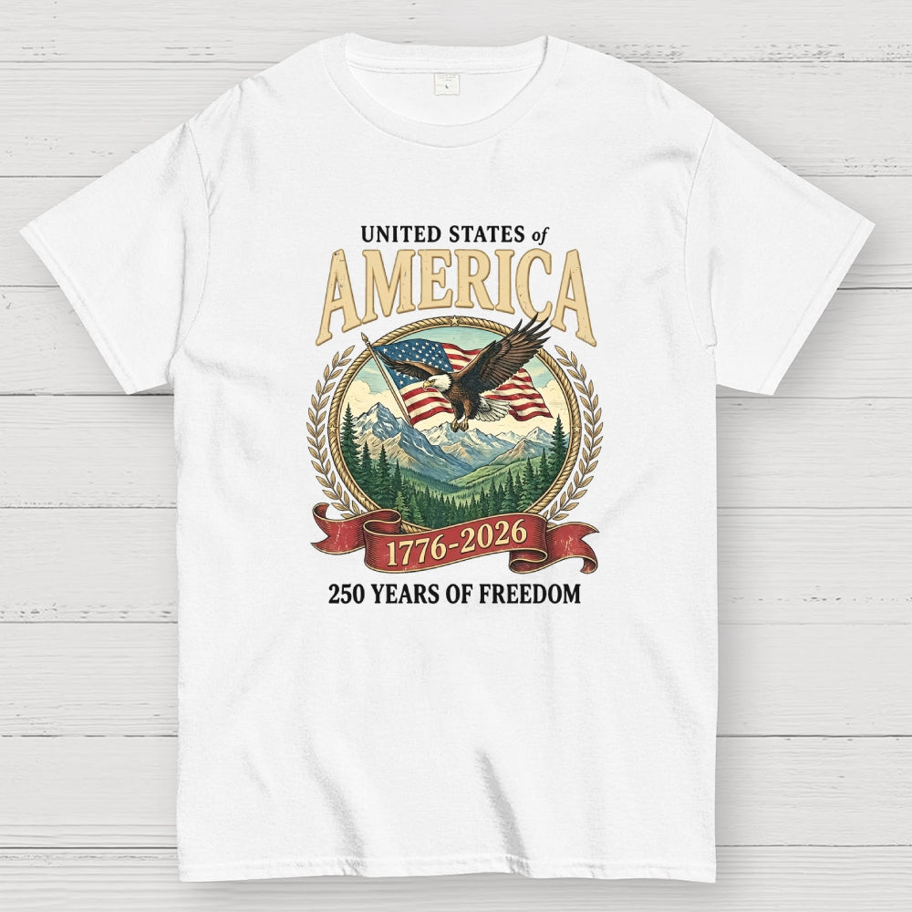 America 250th Anniversary 90s Graphic Style  T-Shirt