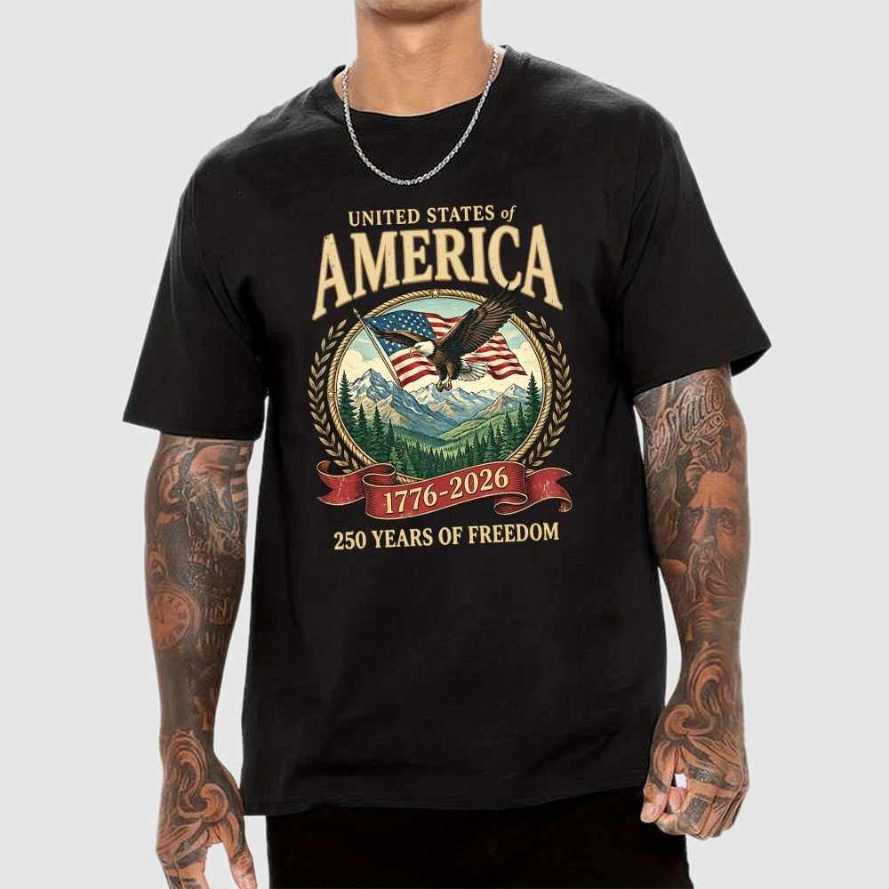 America 250th Anniversary 90s Graphic Style  T-Shirt