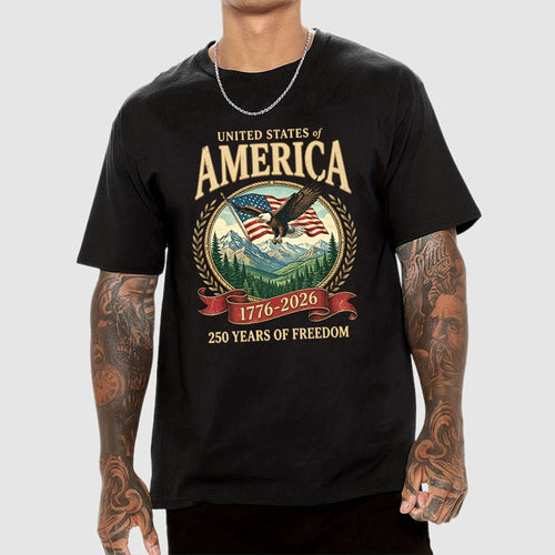 America 250th Anniversary 90s Graphic Style  T-Shirt