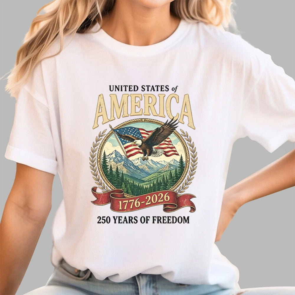 America 250th Anniversary 90s Graphic Style  T-Shirt