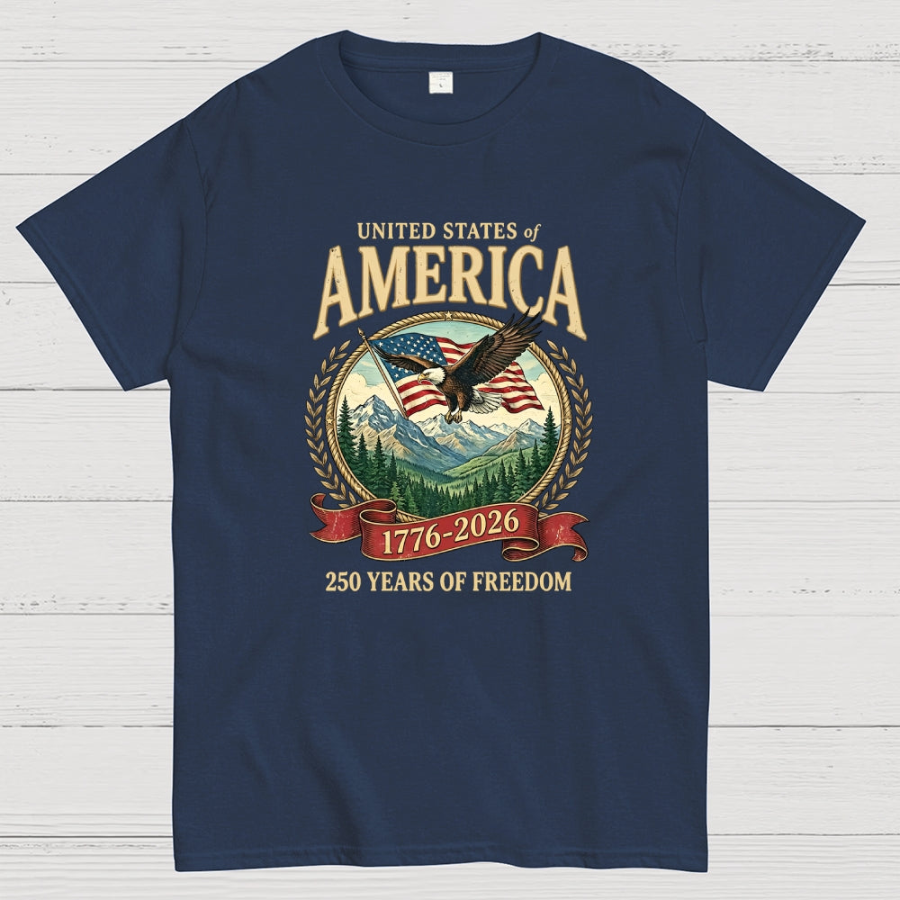 America 250th Anniversary 90s Graphic Style  T-Shirt