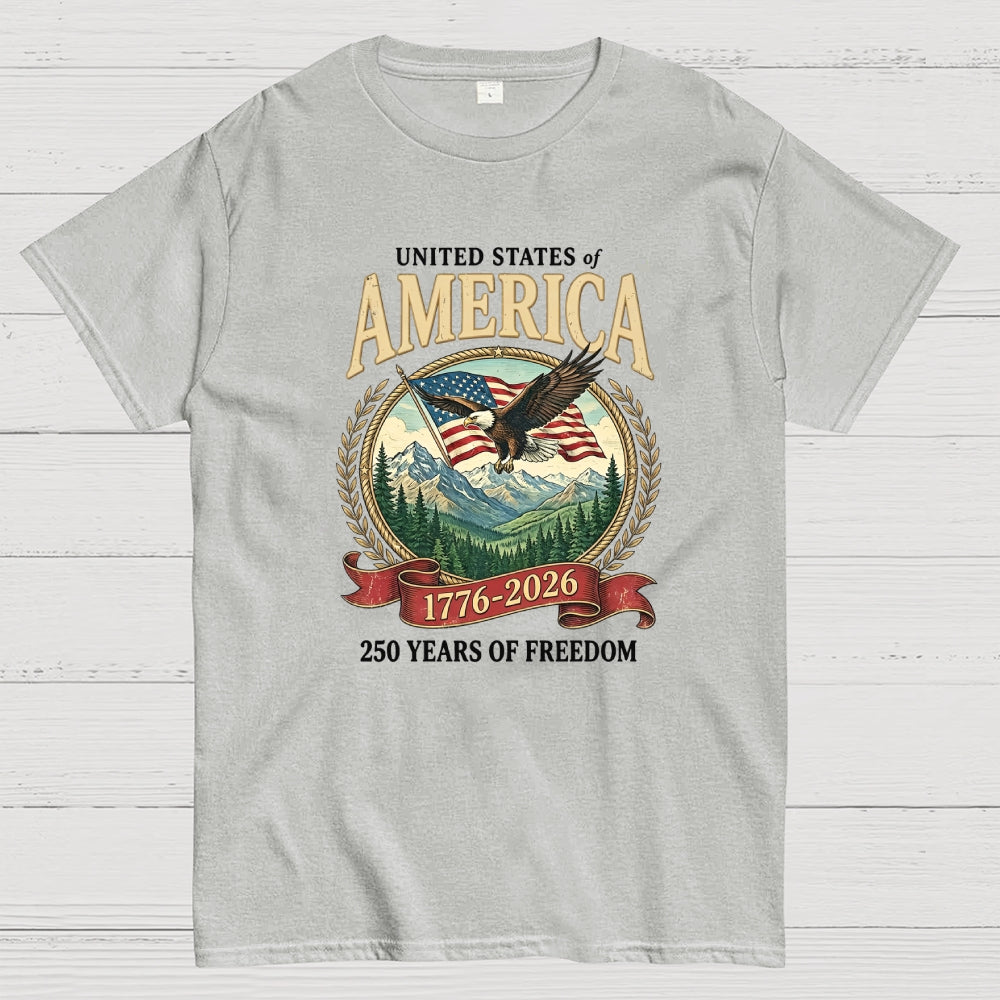 America 250th Anniversary 90s Graphic Style  T-Shirt