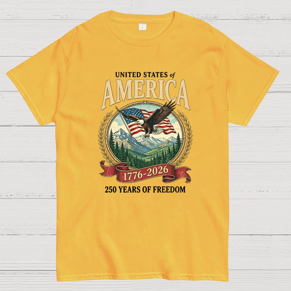 America 250th Anniversary 90s Graphic Style  T-Shirt
