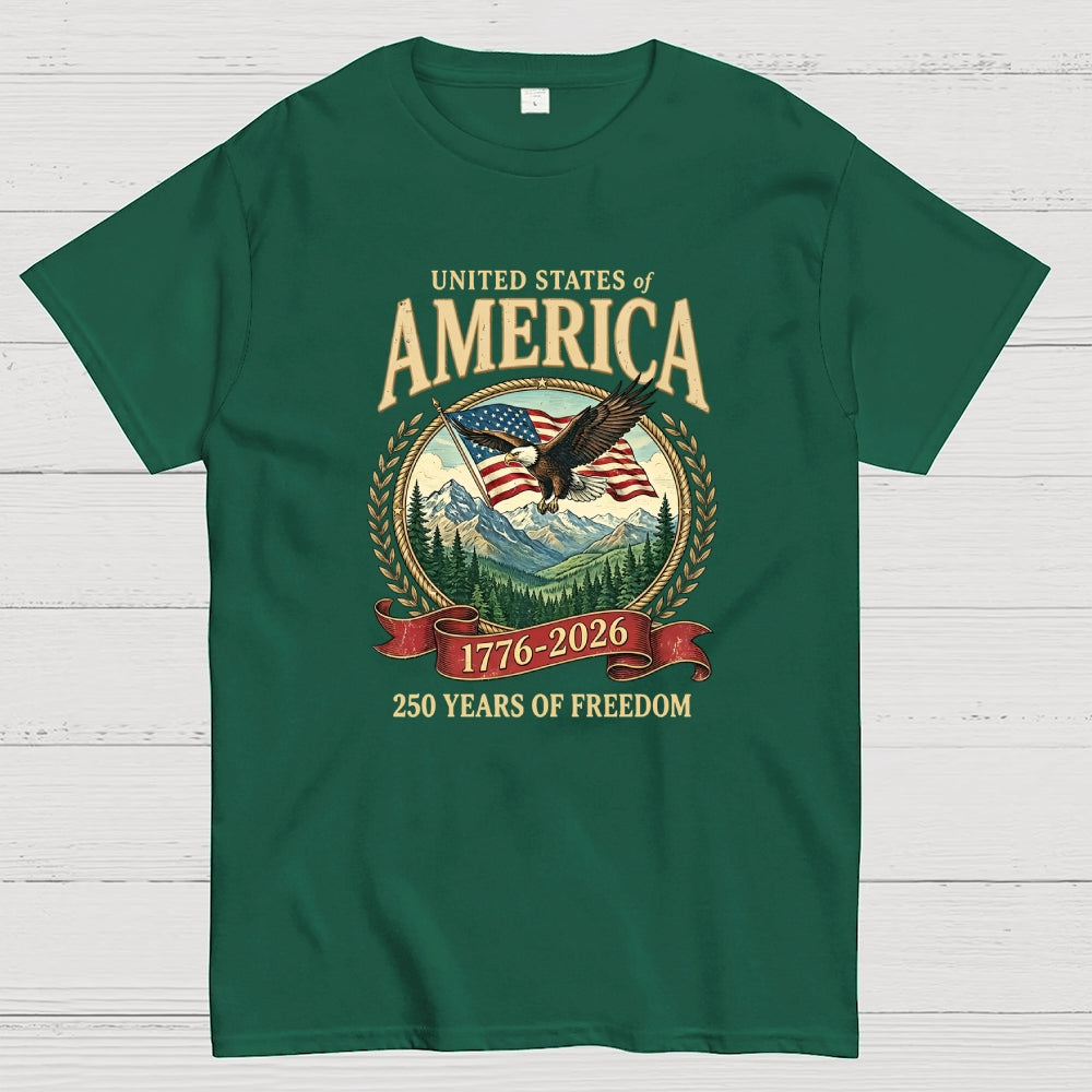 America 250th Anniversary 90s Graphic Style  T-Shirt