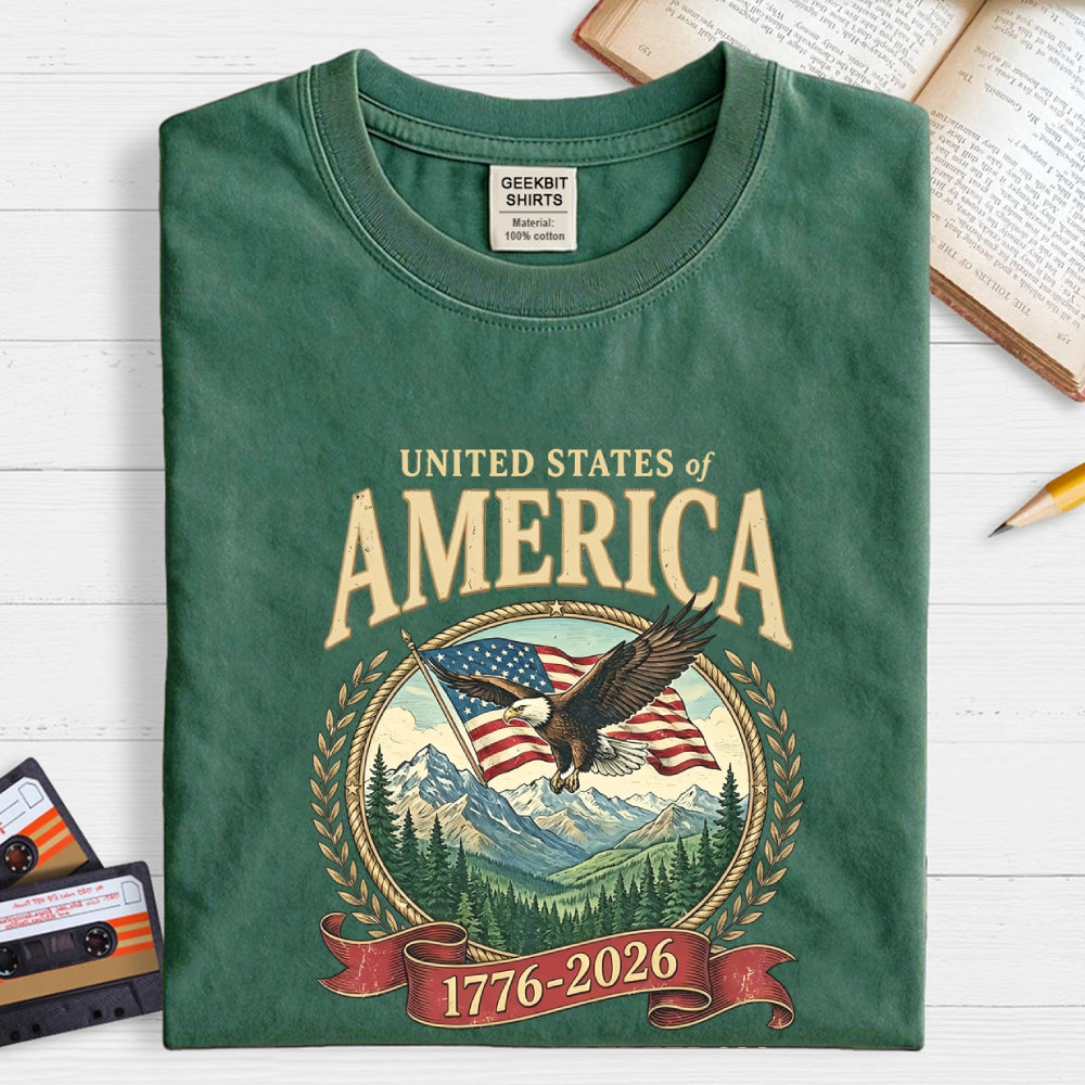 America 250th Anniversary 90s Graphic Style  T-Shirt