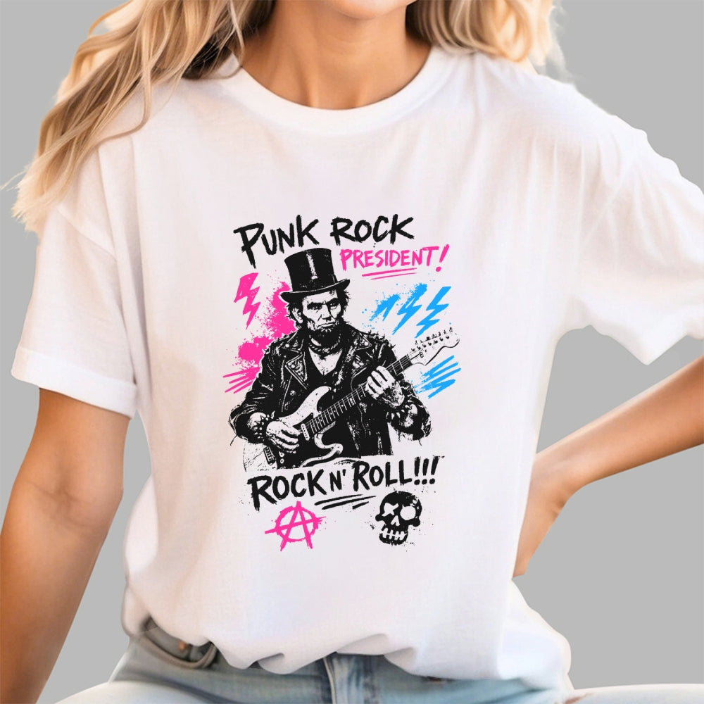 Abraham Lincoln Freedom Rock Since 1776  T-Shirt