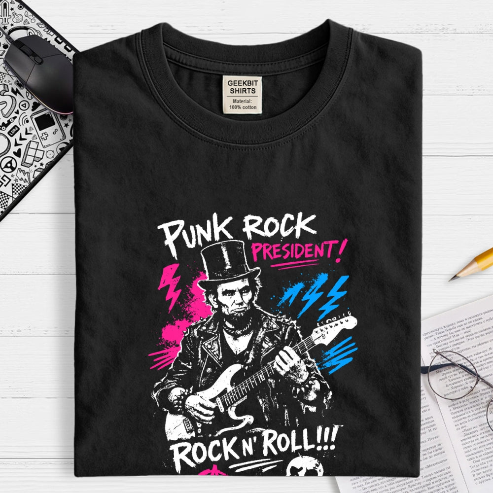 Abraham Lincoln Freedom Rock Since 1776  T-Shirt