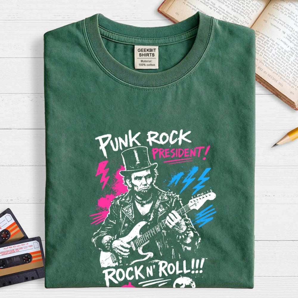Abraham Lincoln Freedom Rock Since 1776  T-Shirt