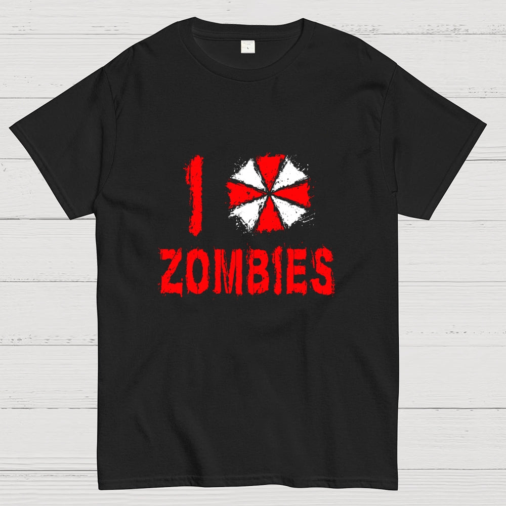 I Love Zombies  T-Shirt
