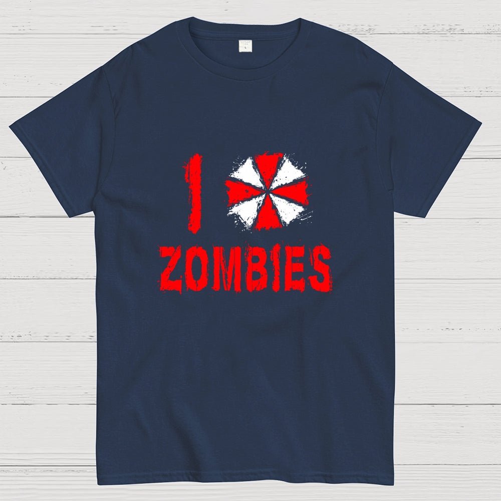 I Love Zombies  T-Shirt