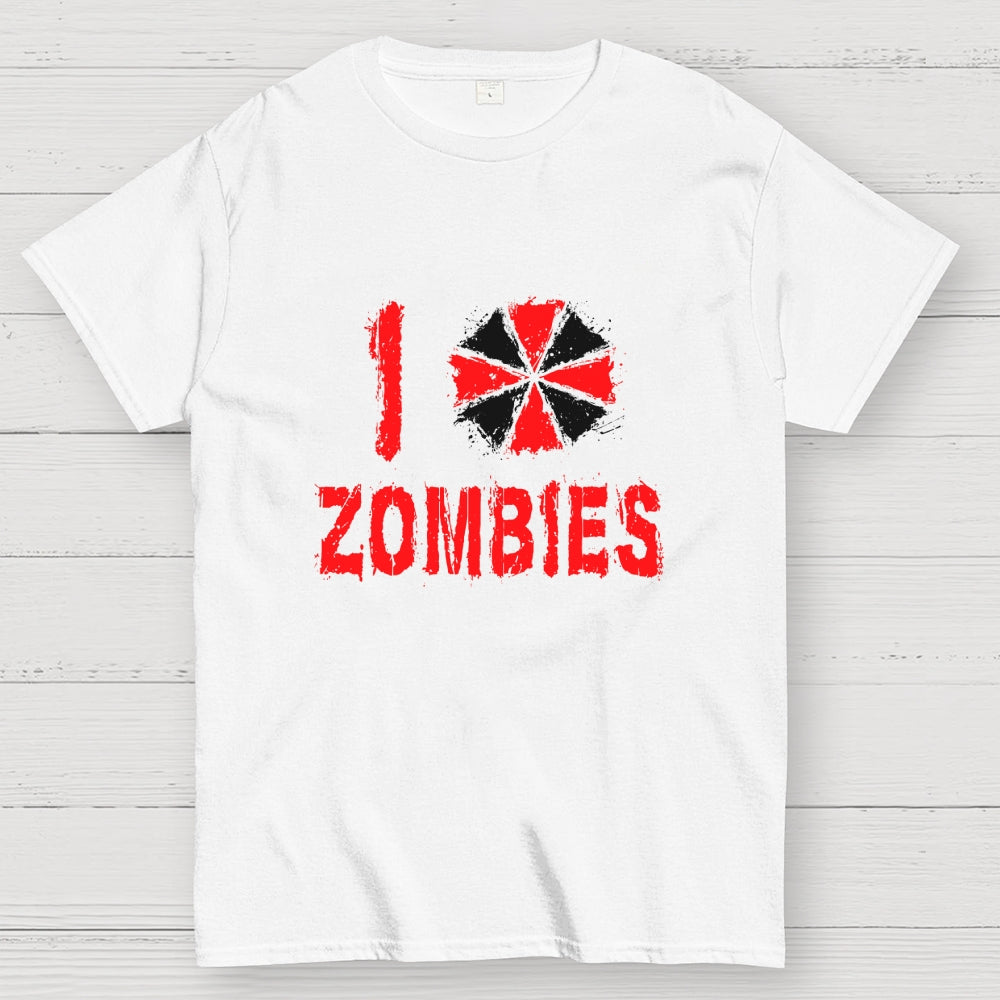 I Love Zombies  T-Shirt
