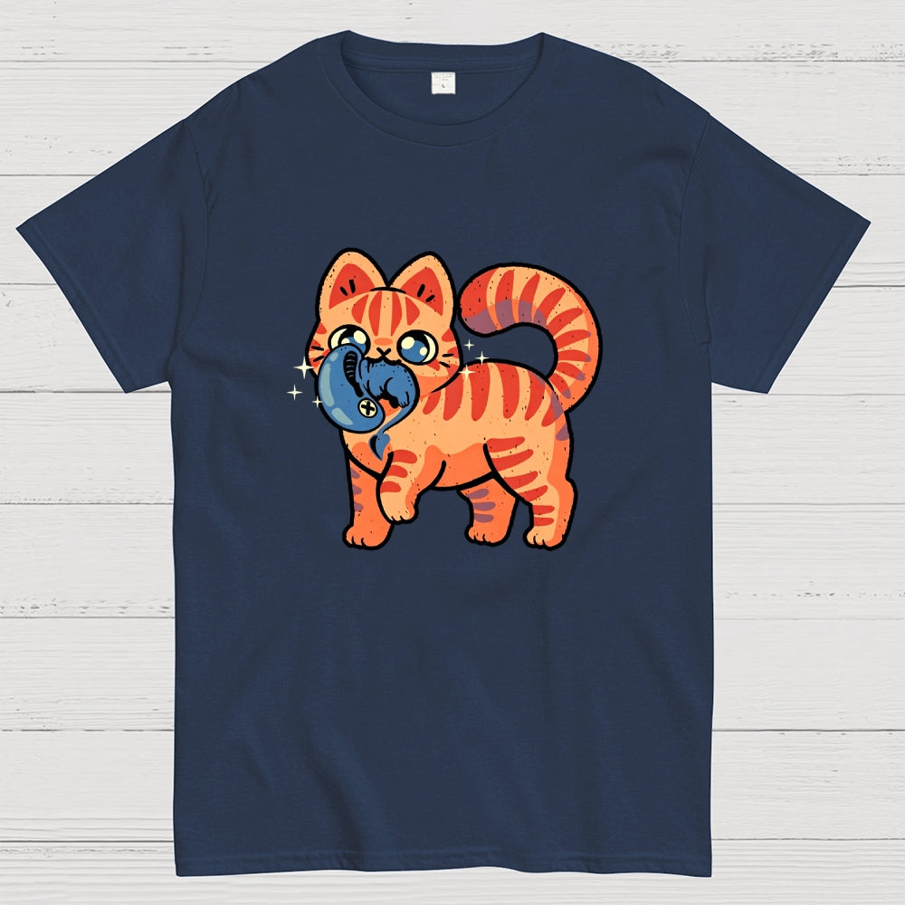 Cute Alien Cat  T-Shirt
